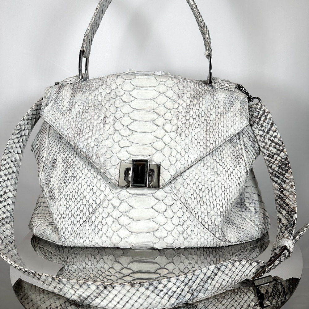 Kara Ross snakeskin purse